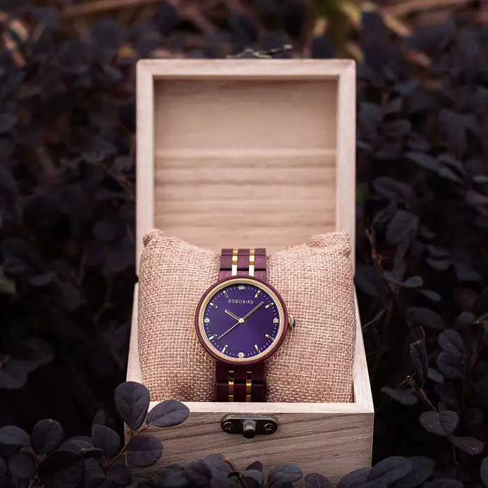 BOBO BIRD-Montre-bracelet en bois pour femme