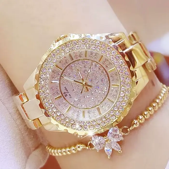 Femmes Bracelet en or robe montres 2025 Top marque de luxe dames