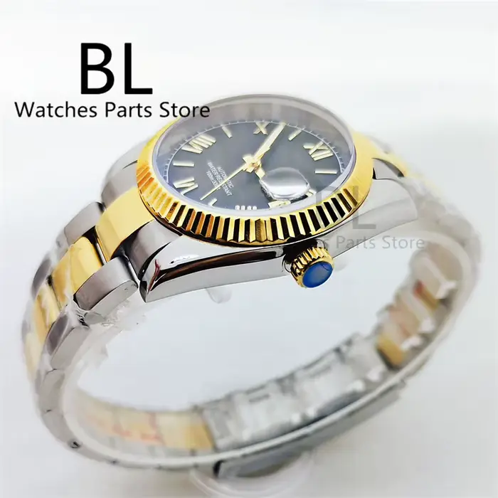 Montre Lunette Cannelée pour Homme