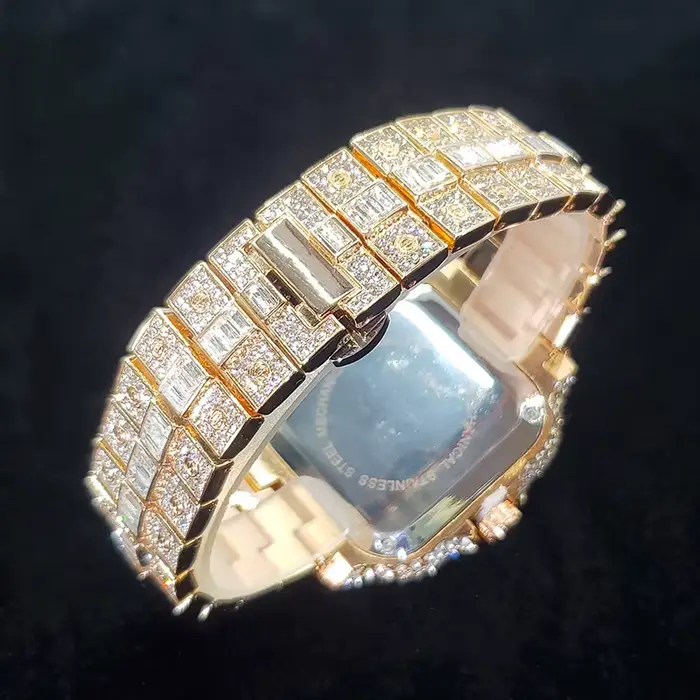 Montre de luxe en diamant pour hommes