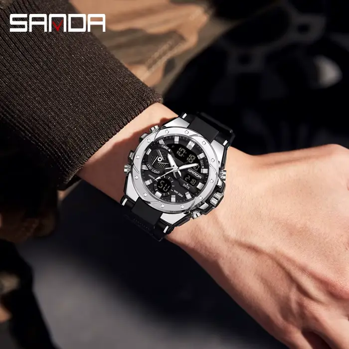 Dulo-Montres Militaires G-Style pour Homme