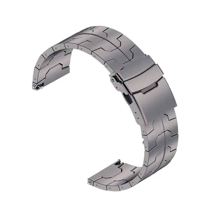 Bracelet en alliage de titane pour homme élégant et robuste couleur beige sportif décontracté pour montres grandes occasions