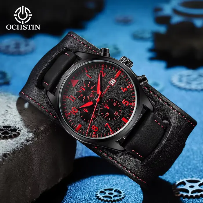 OCHSTIN nouveau 2026 à la mode et magnifique mouvement à Quartz multifonctionnel étanche artisanat série montre