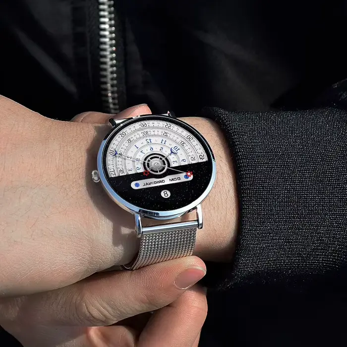 DOM 1288 nouvelle montre à Quartz pour hommes mode créative de luxe en cuir lune étoile pointeur montres