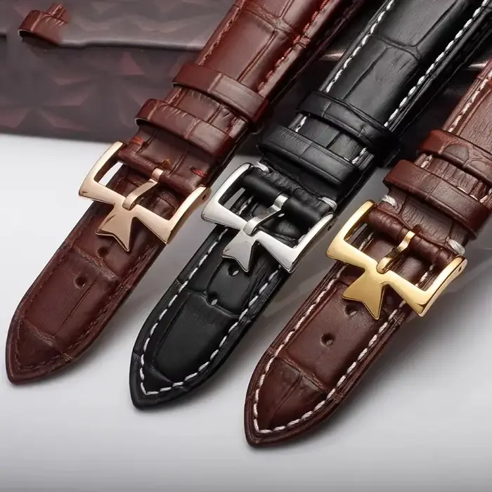 Pour Vacheron Constantin montre homme bracelet en cuir de vachette VC héritage art master série