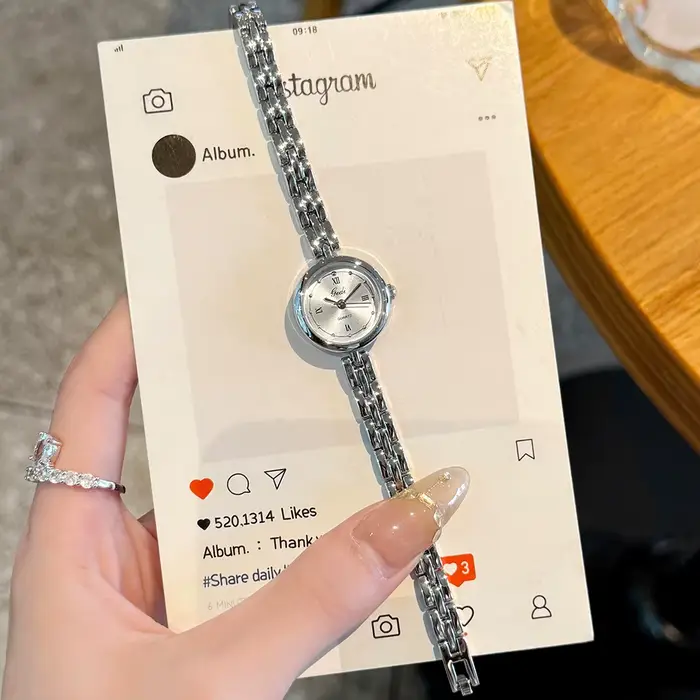 GEDI minimaliste argent femme montre de haute qualité petit cadran Quartz dames montres usage quotid