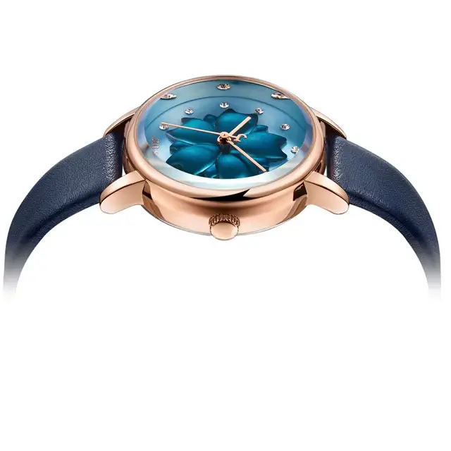 Montre en cuir véritable pour femmes