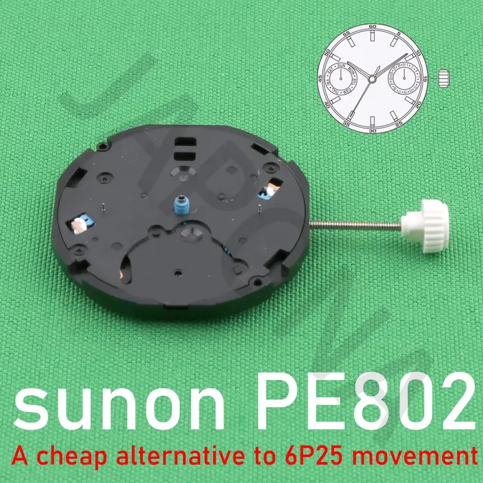 Sunon-Mouvement de montre multi-yeux