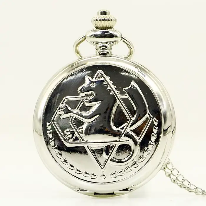 Montre de poche vintage Full Metal Alchemist Edward Elric Cosplay