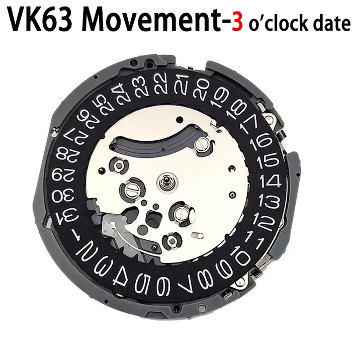 Mouvement à quartz japonais VK63