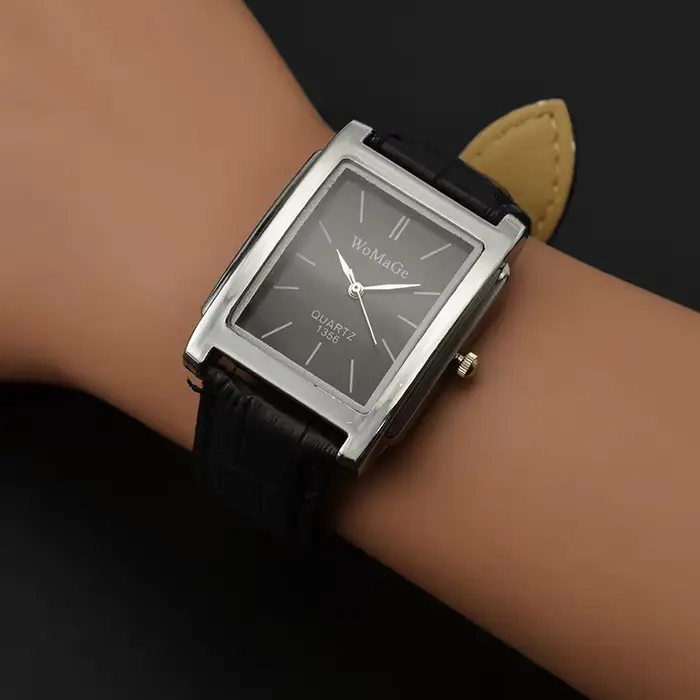 Femmes montres femmes Top marque de luxe dames montre femmes montres bracelet en cuir femmes Rectangle montre horloge Reloj Mujer
