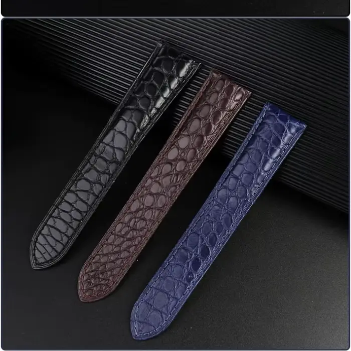 Bracelet de montre noir marron bleu