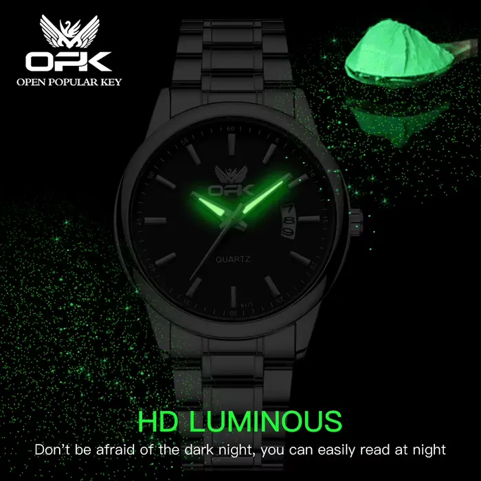 OPK 6010 montres pour hommes multifonctionnel chronographe montre-bracelet