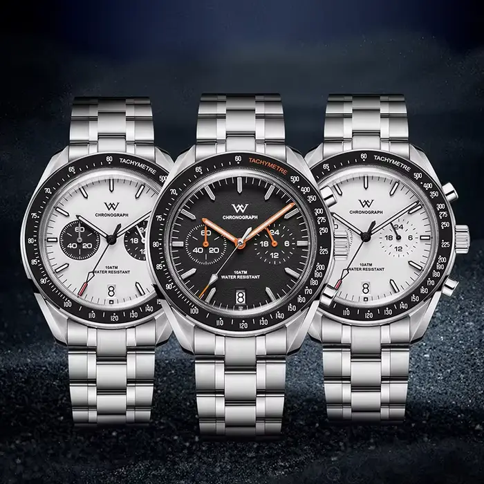 WM Watch – montre à Quartz chronographe pour hommes