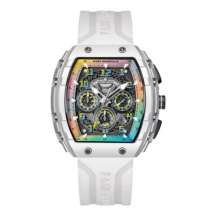 Mark Fairwhale nouvelle montre de mode décontractée pour hommes cadran Cool conception en forme de T