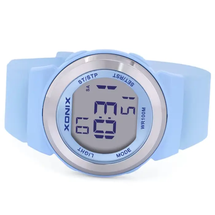 Chaude!!! XONIX Mode Femmes Montres de Sport Étanche 100 m Dames De Gelée LED Montre Numérique De Natation Plongée Main