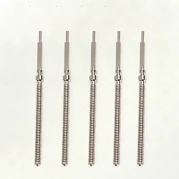Kit de remplacement de tiges de remontage et couronnes en acier pour montres Omega 565/561/564/601/7