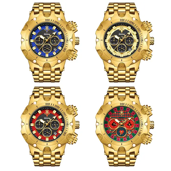 YaLaLuSi Nouvelle montre à quartz pour homme
