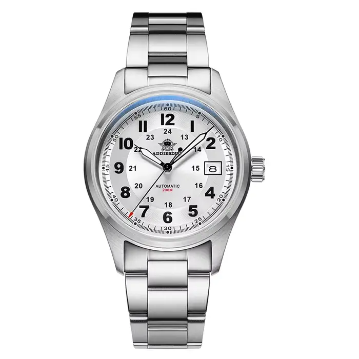 ADDIESDIVE-Montre existent de Luxe pour Homme, Mécanique, Verre Saphir, Étanche à 200m, Analogique S