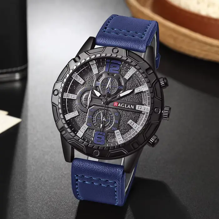 Montre-bracelet en cuir pour homme, marque supérieure, mode, horloge, cadeau