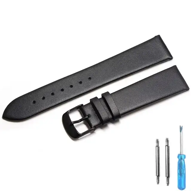 Bracelet de montre en cuir de vache véritable