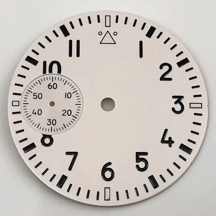 Cadran stérile lumineux de 37mm adapté au mouvement mécanique ETA6497 ST3600