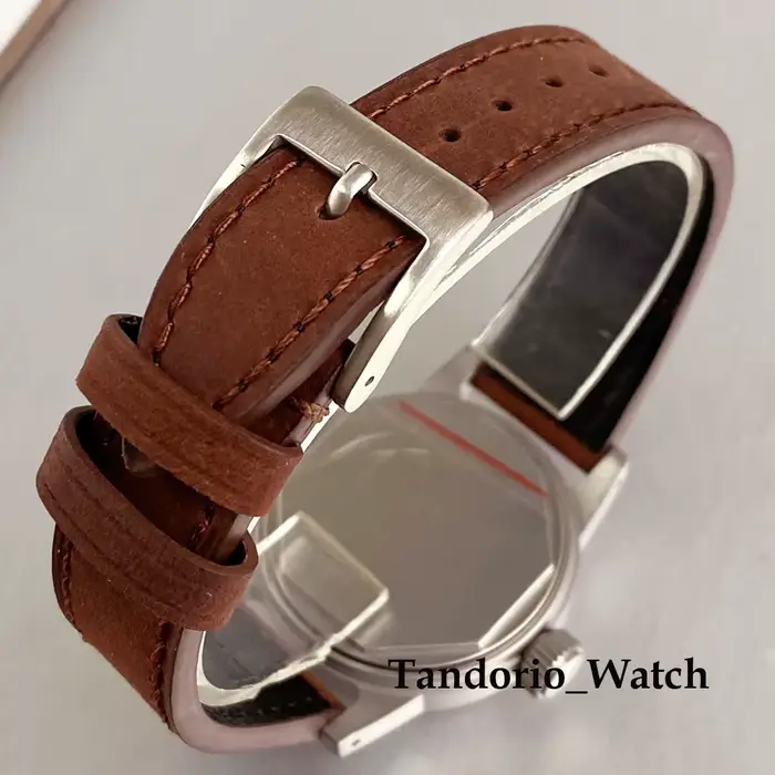 Tandorio 36mm montre rétro classique pour japon NH35 PT5000 mis5 8215 mouvement verre saphir 10ATM montres mécaniques automatiques Lume