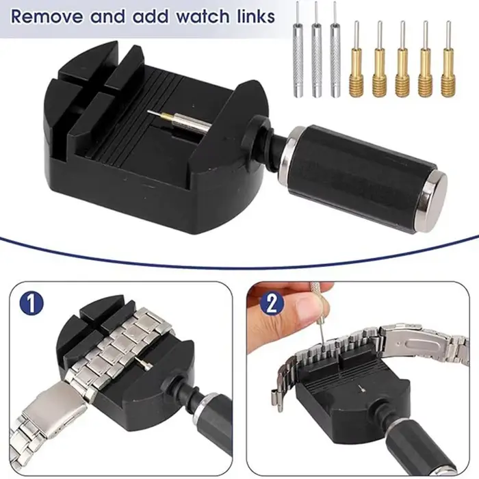 Kit d'outils de démontage de maillons de montre