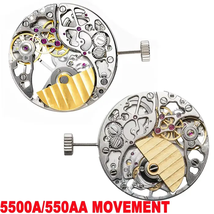 Mouvement mécanique automatique 5500A/550AA à 33 rubis