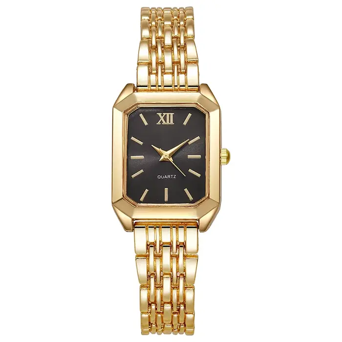 Montres à quartz élégantes pour femmes, montres-bracelets analogiques rectangulaires à la mode, Relo