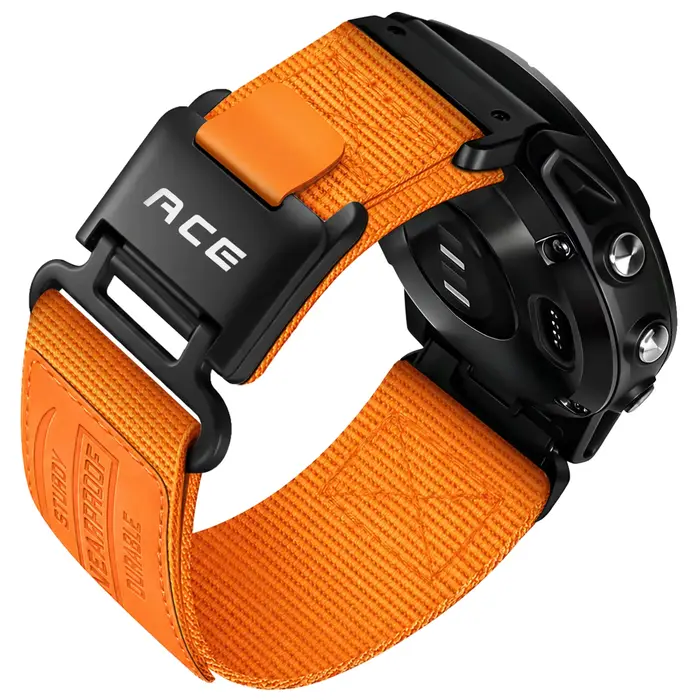 Bracelets de montre en nylon pour montres Garmin 22 mm, compatibles avec Fenix 8 47 mm/7 6 Pro/5 Plu