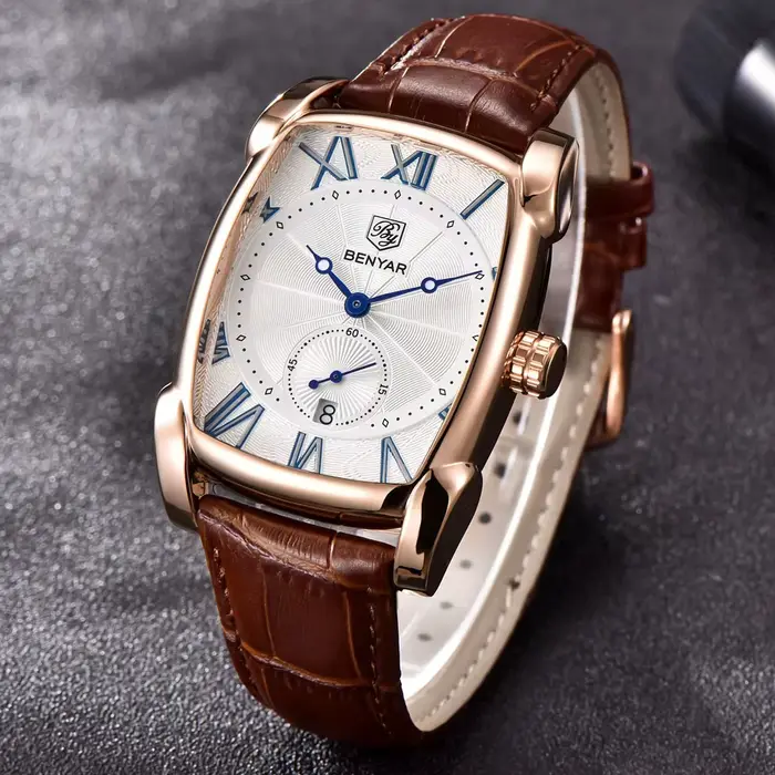 Montre chronographe à quartz pour homme BENYAR BY-5114