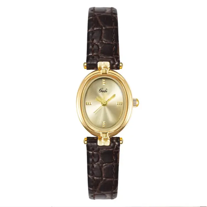 Montre à quartz rétro pour femme