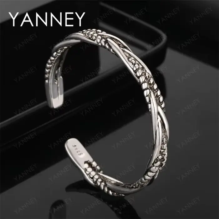 Bracelet Chic et exquis en argent Sterling 925 pour femmes, cadeau Simple, bijoux de fête à la mode 