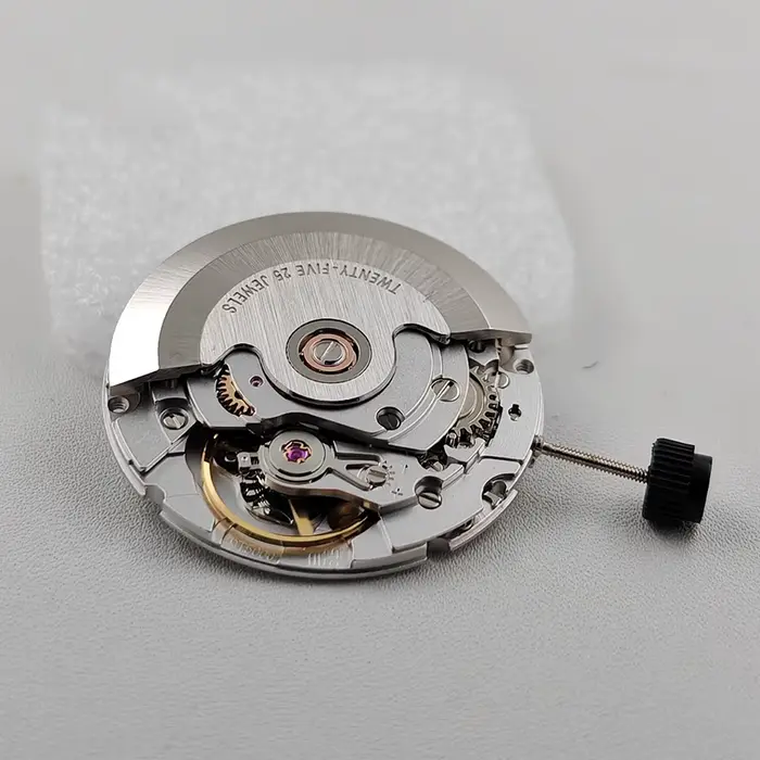 Super 25 Jewels PT5000 Mouvement Mécanique Haute Précision Version Blanche 3H Mécanisme Automatique