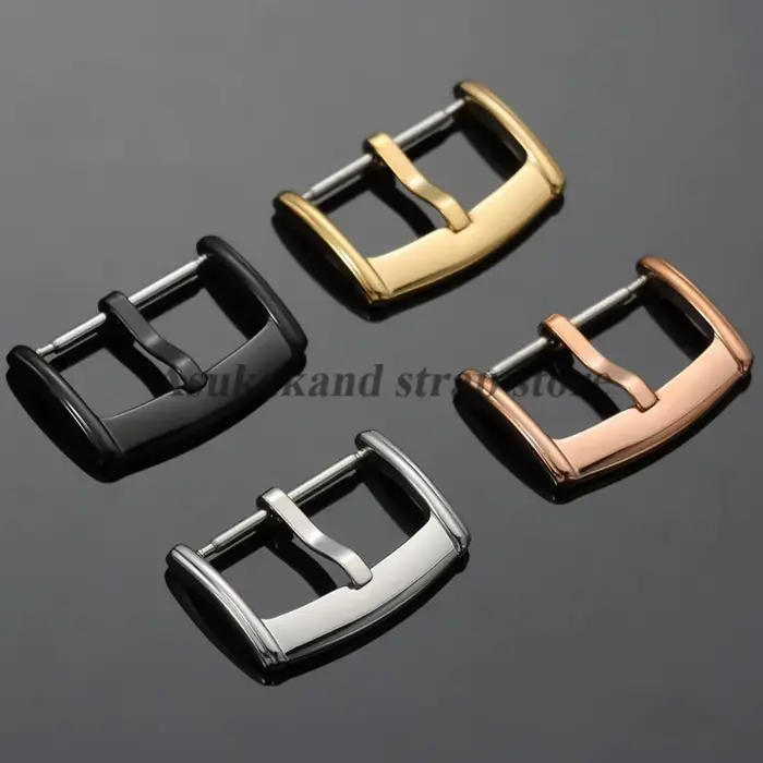 1 pièce Boucle de montre universelle en métal argenté