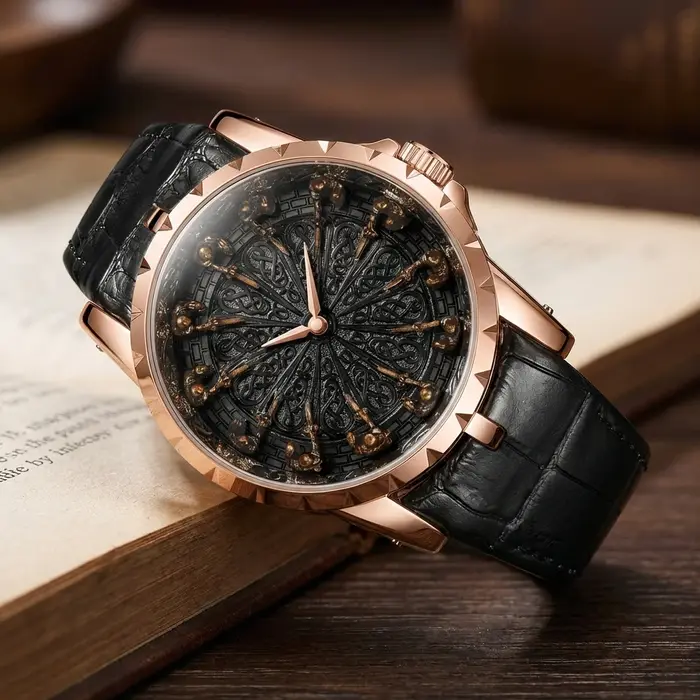 Nouvelle montre pour hommes de style rétro et de personnalité simple