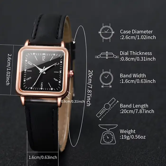 Montre minimaliste de luxe pour hommes et femmes