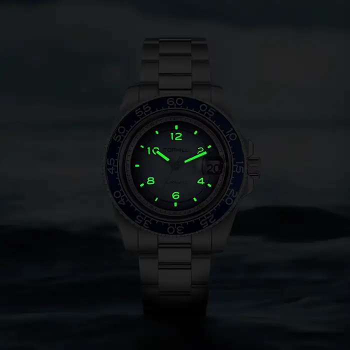 Montres mécaniques pour hommes TOPHILL 40 mm Nanning 2813 avec cadran texturé effet feu