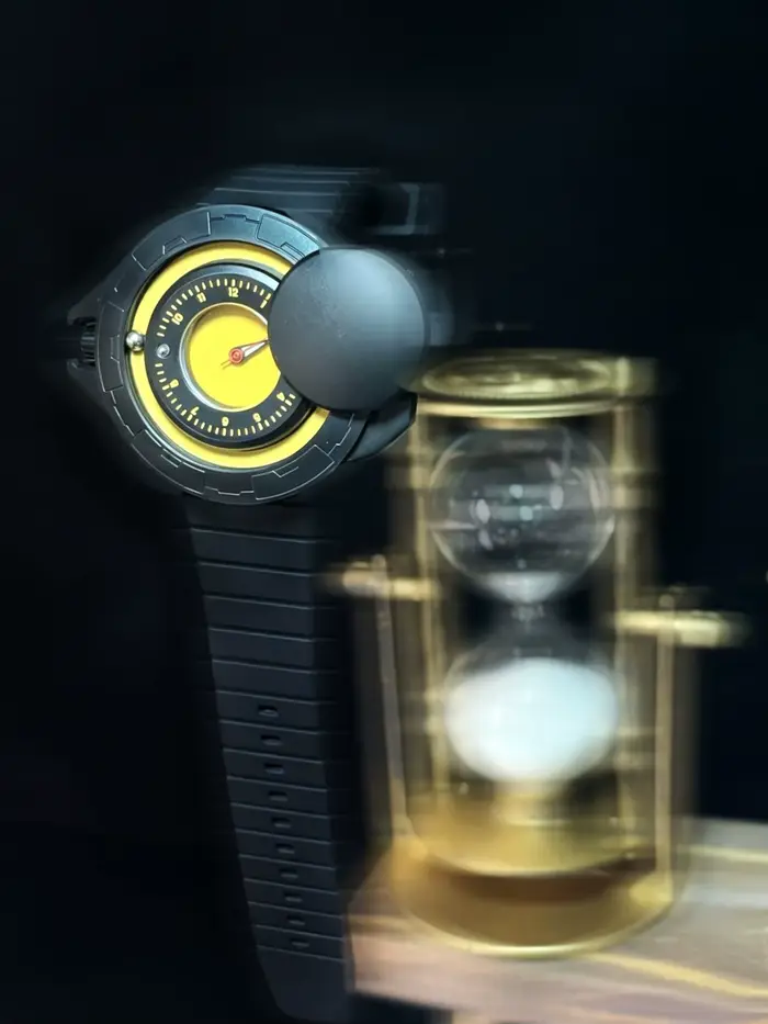 Montre flottante magnétique homme Daniel Gorman Gravity Series conception futuriste sport étanche occasionnels