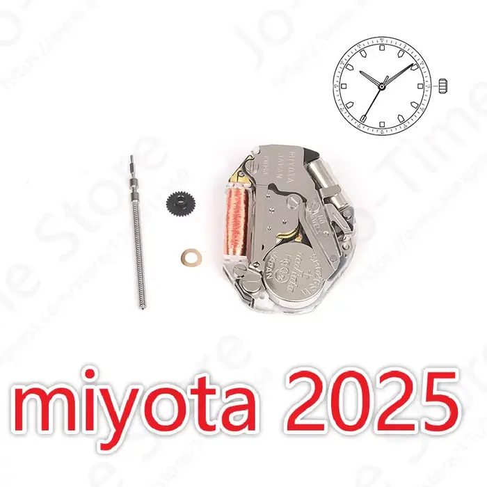 Mouvement de montre MIYOTA du japon, nouveau mouvement à quartz original 2025, mouvement de batterie