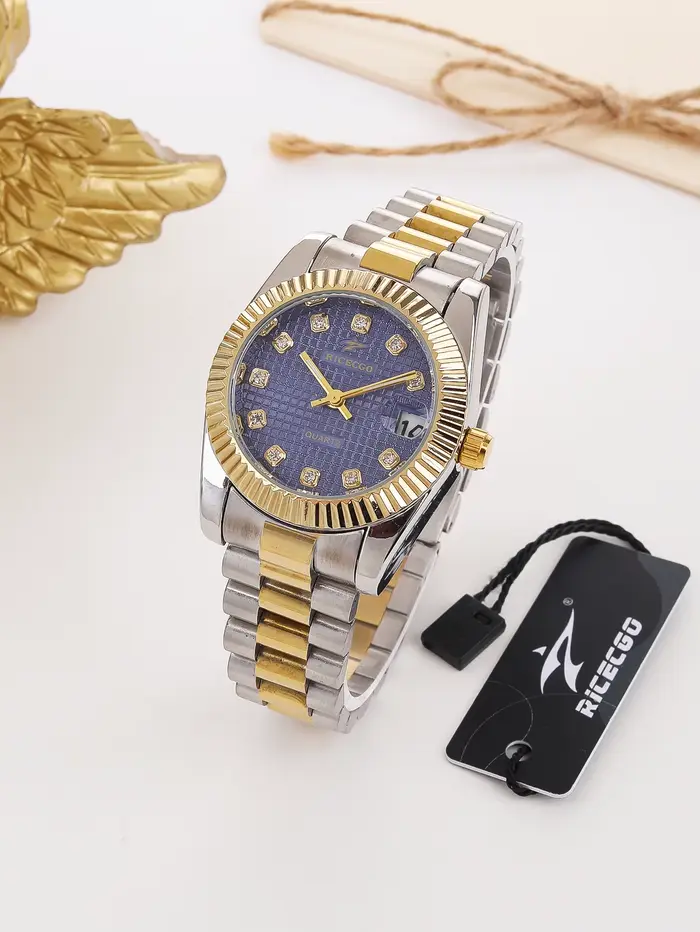 RICECGO montre d'affaires de luxe en strass