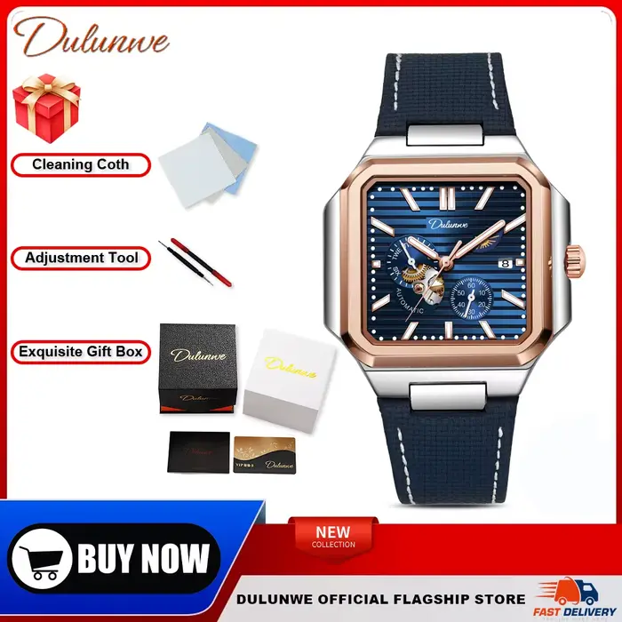 Nouvelle montre sport Nautilus, montre mécanique pour homme, style sportif et professionnel, Dulunwe