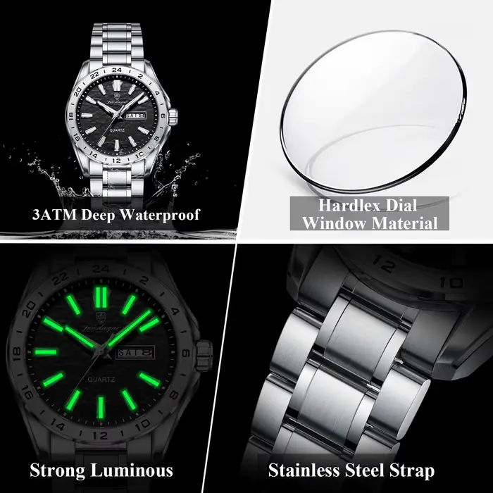 Montres pour hommes POEDAGAR Fashion Business