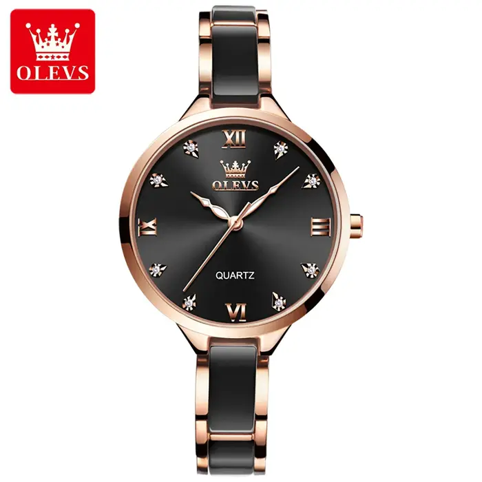 OLEVS 5872 montre de luxe de marque supérieure pour les femmes étanche lumineux Original Quartz dames montre-bracelet