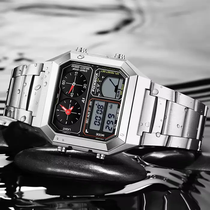 Montres-bracelets à quartz étanches pour hommes
