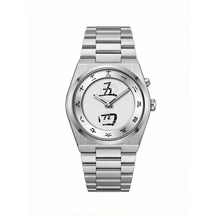 Montre en alliage avec cadran analogique-digital pour homme et femme, style robe, résistance à l'eau 3 bars, parfait pour les occasions spéciales et quotidiennes