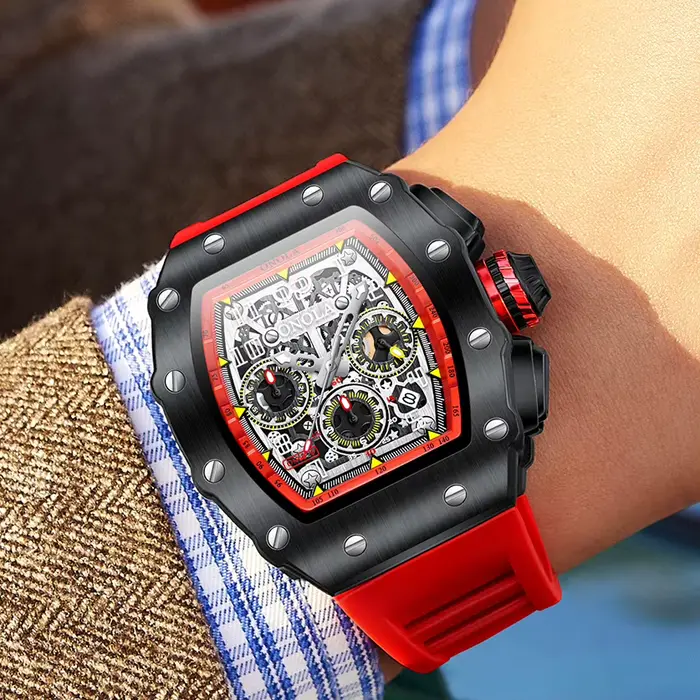 Montre à quartz étanche pour homme