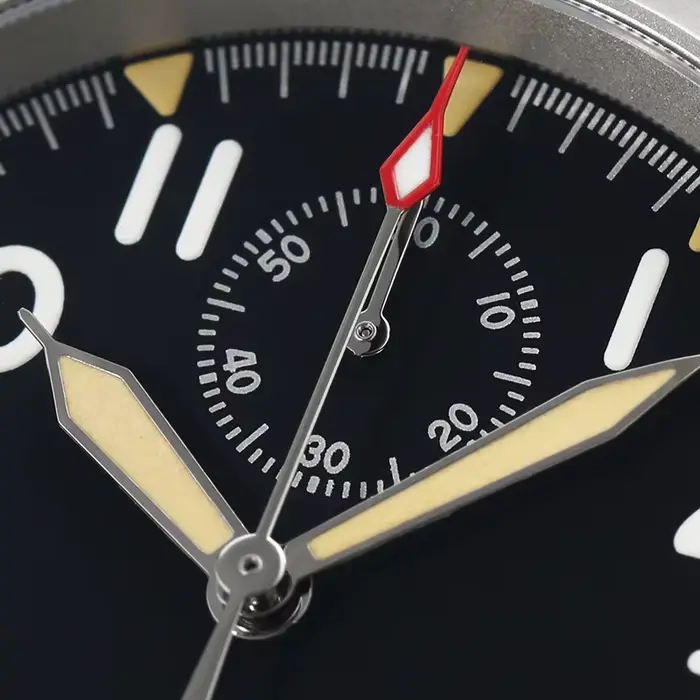 Militado ML1868 montre VK61 mouvement à Quartz 100m montres étanches hommes en acier inoxydable chronographe saphir cristal montre-bracelet
