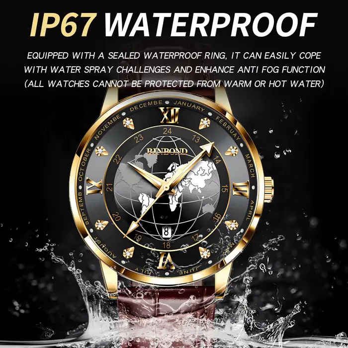 Montres de luxe BINBOND en quartz pour hommes